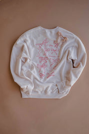Pink Bow 'He Holds All Together' Ivory Pullover