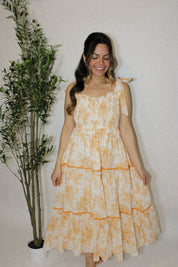 Golden Hour Muse Midi Dress