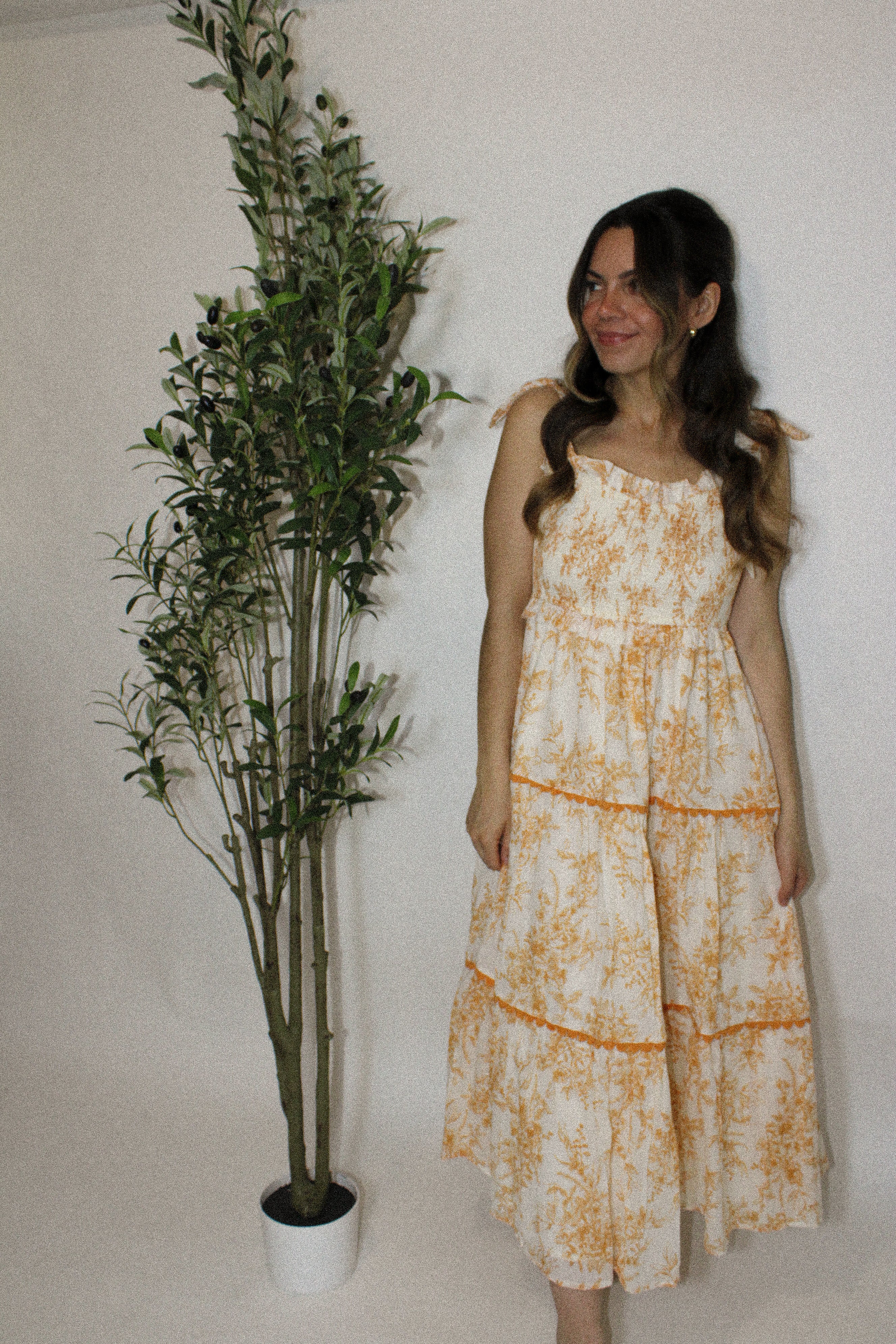 Golden Hour Muse Midi Dress