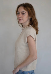 Piper Neutral Vest Cardigan