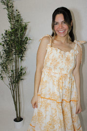 Golden Hour Muse Midi Dress