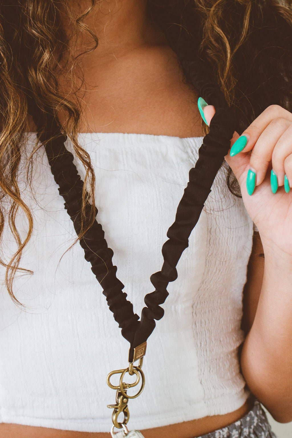 The Elevated Black Lanyard