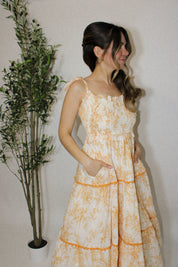 Golden Hour Muse Midi Dress