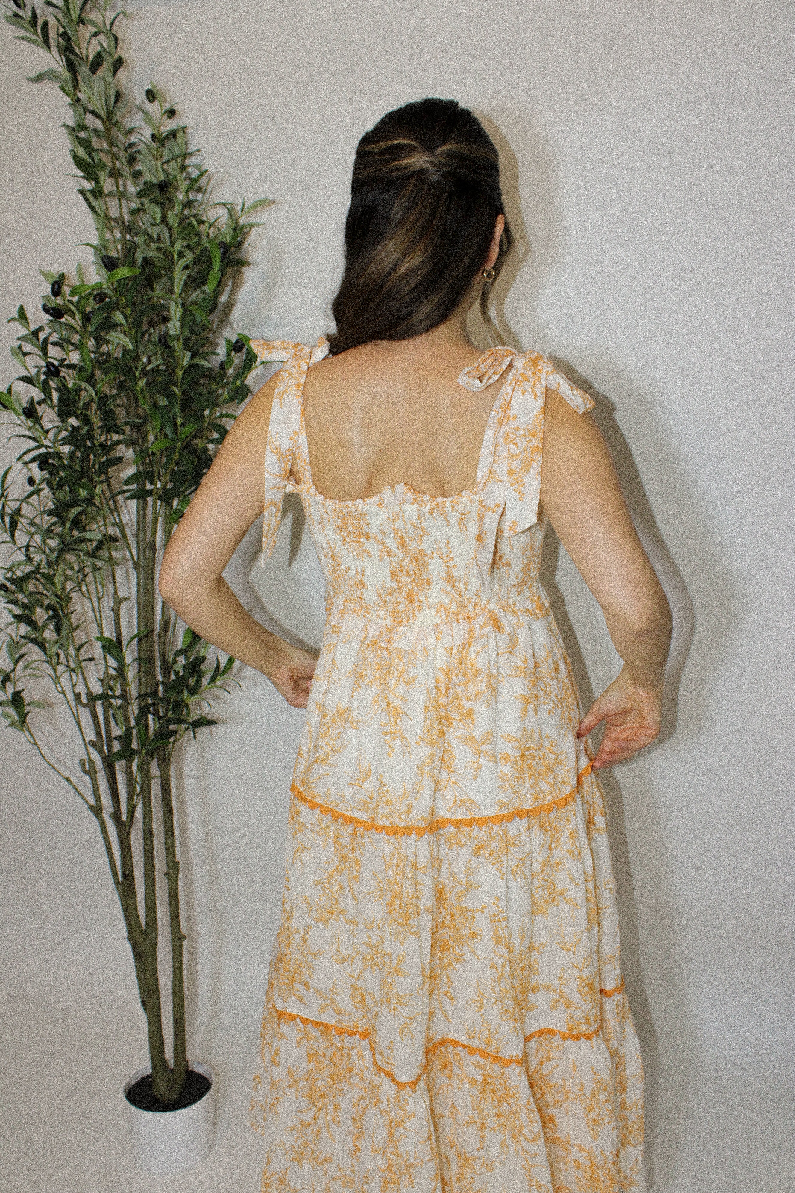 Golden Hour Muse Midi Dress