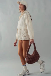 Ivory Cloud Oversized Jacket