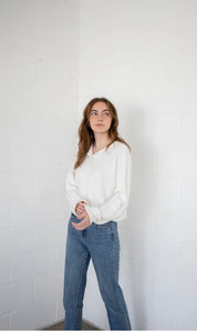 Piper Cardigan in White