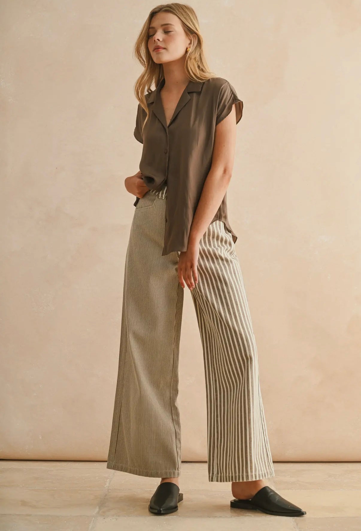 Melrose Striped Pants