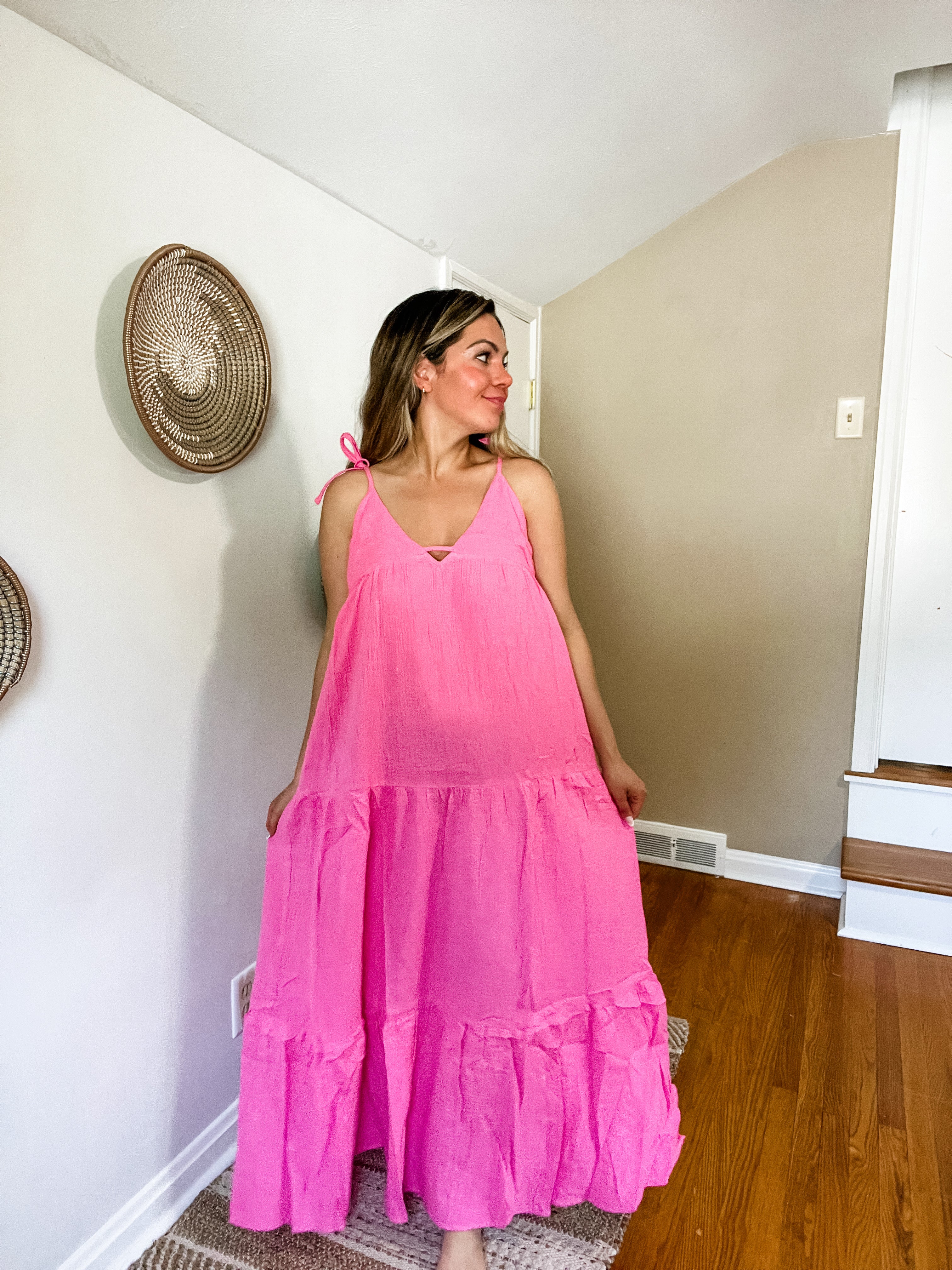 Aurora Pink Maxi Dress