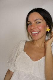 Back To School Bow Earrings