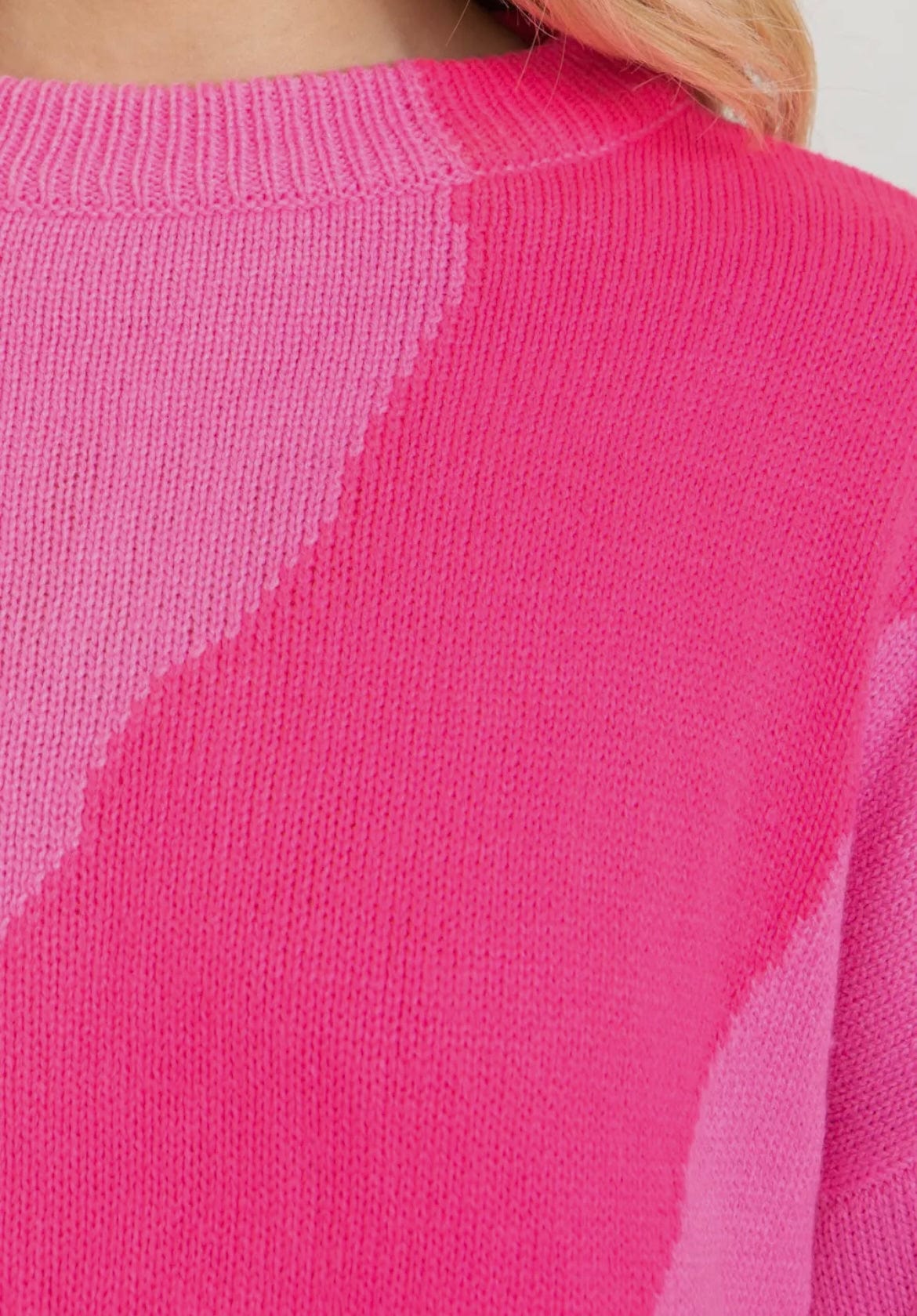 Pink Dreams Oversized Sweater
