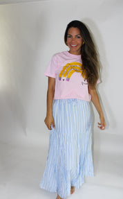 Pencil Rainbow Teacher Tee