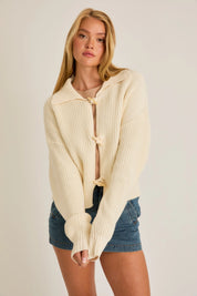 Eloise Long Sleeve Toggle Button Cardigan