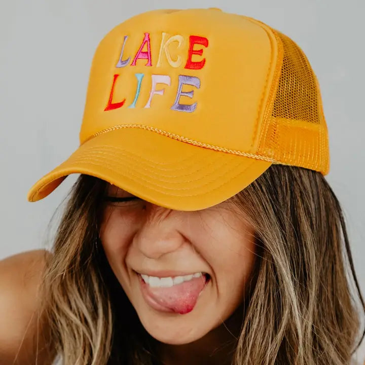 Orange Lake Life Trucker Hat