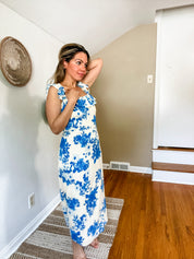 St. Tropez Floral Midi Dress