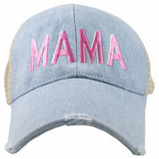 Mama Denim Adjustable Cap