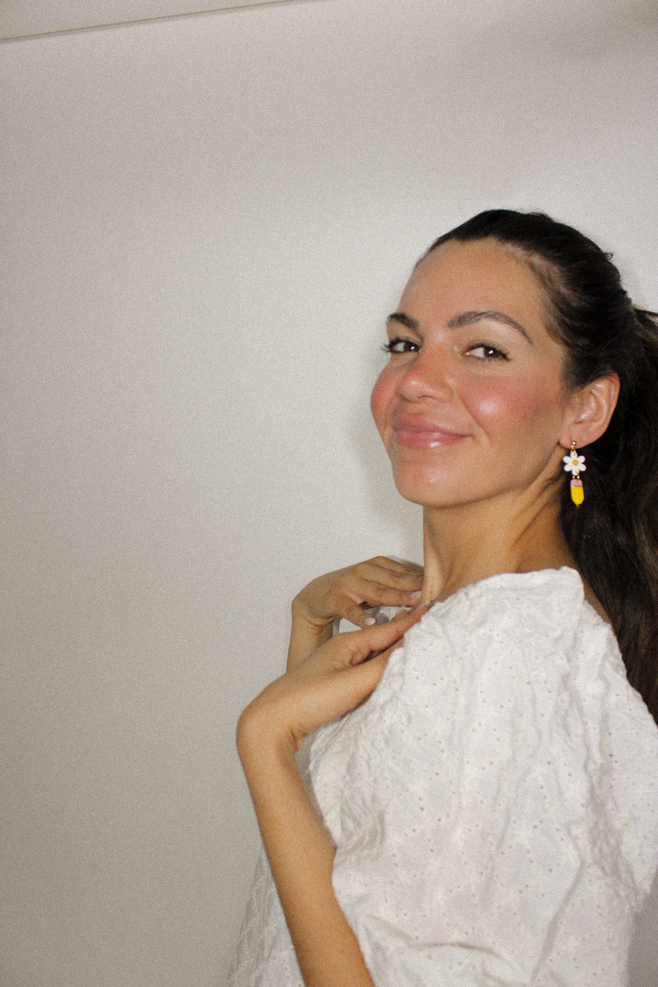Daisy Days Pencil Dangle Earrings