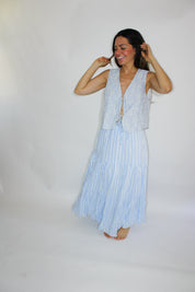 Skyline Striped Maxi Skirt