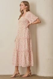 Faith Blush Pink Floral Dress