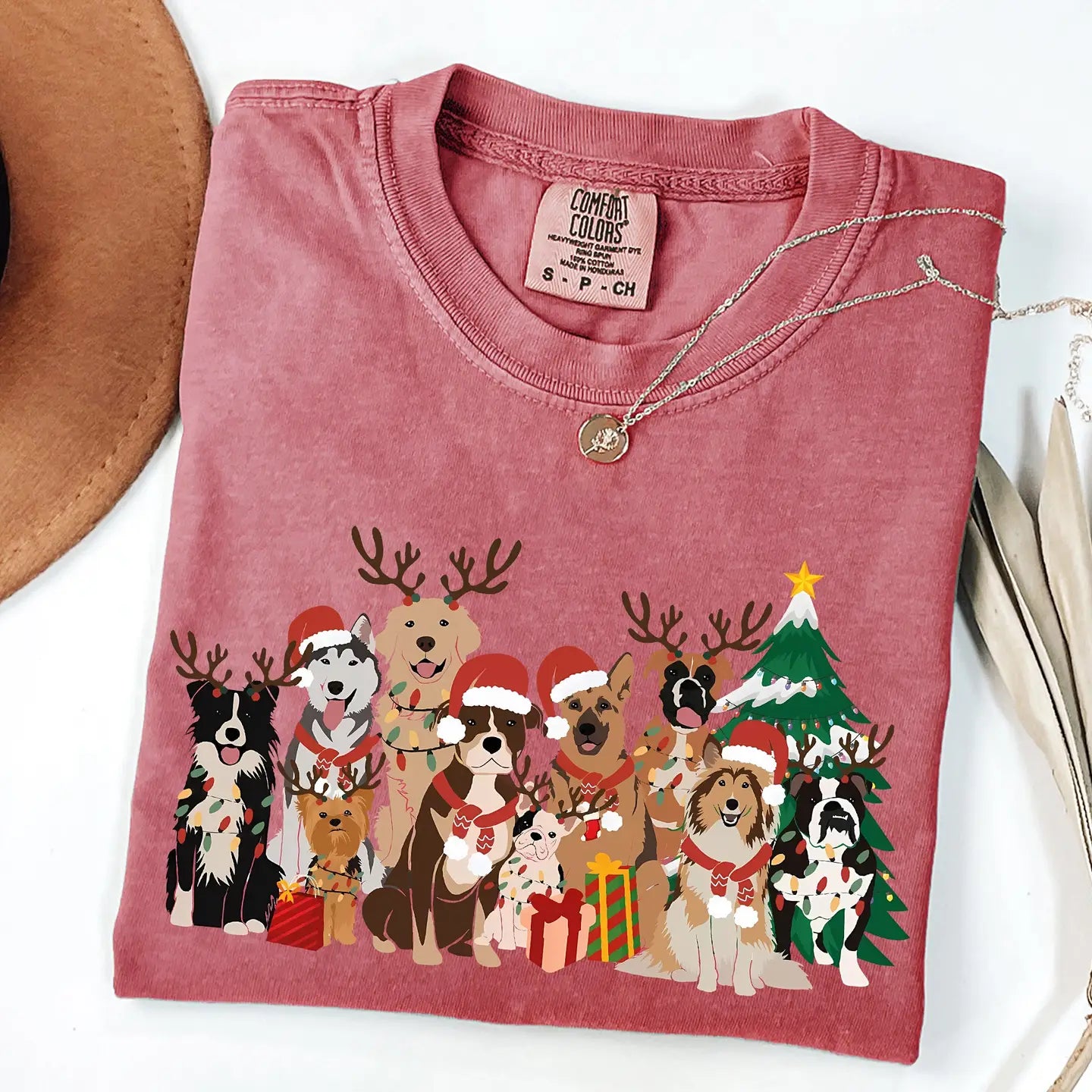 Festive Dog Christmas Shirt