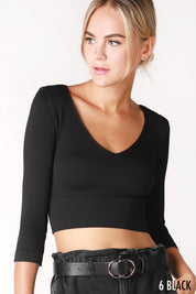 Like Butter Ribbed Crop Top