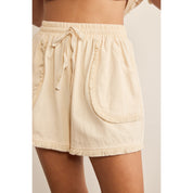 Buttercup Fringed Detail Cotton Shorts