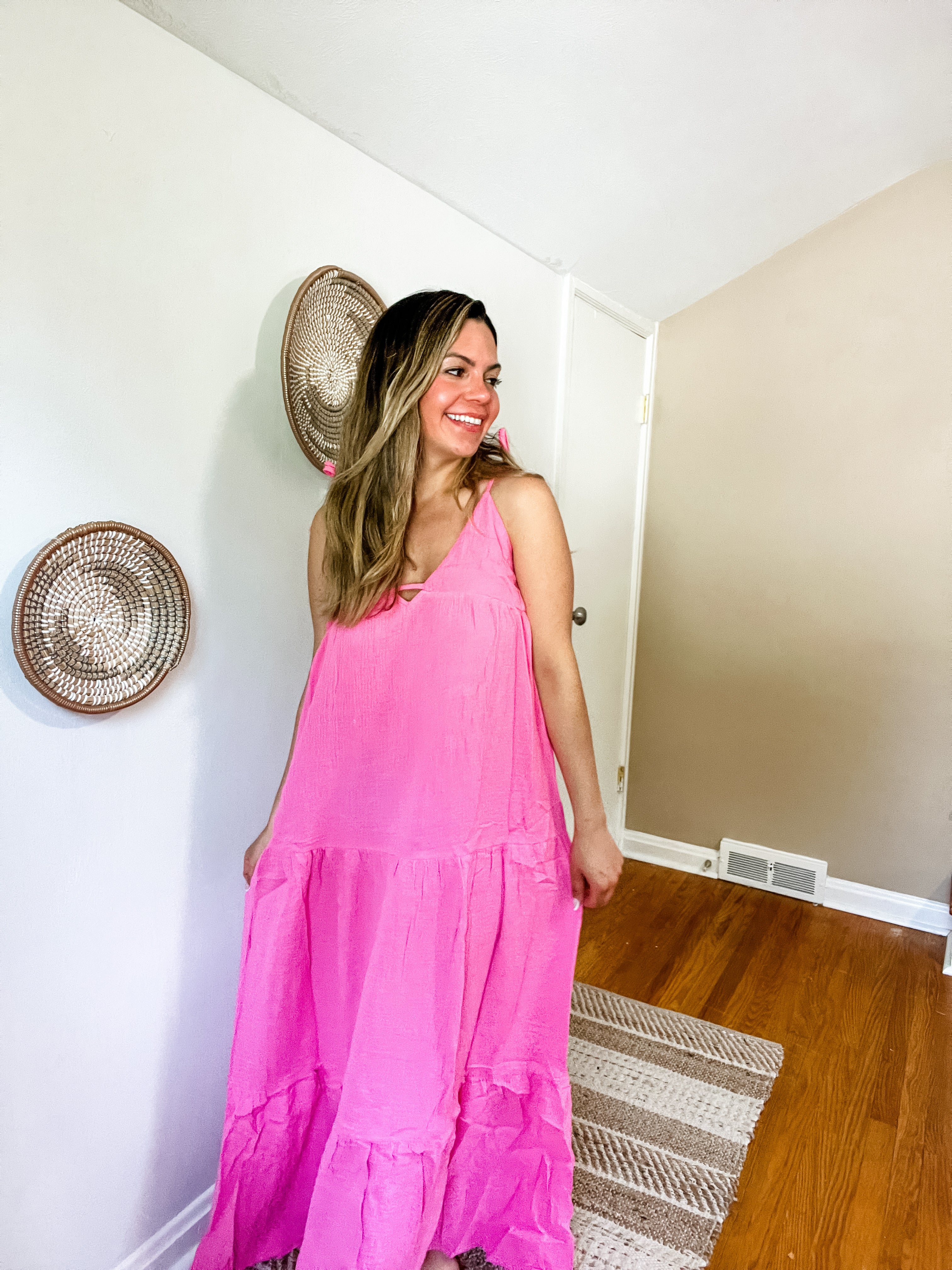 Aurora Pink Maxi Dress