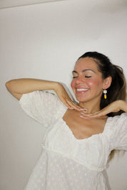 Daisy Days Pencil Dangle Earrings
