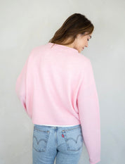 Piper Cardigan in Baby Pink