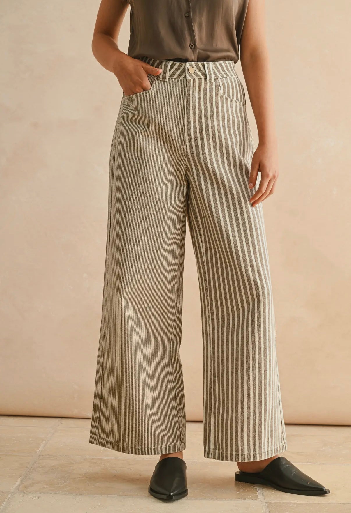Melrose Striped Pants