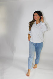 Embroidered Teacher Half Zip