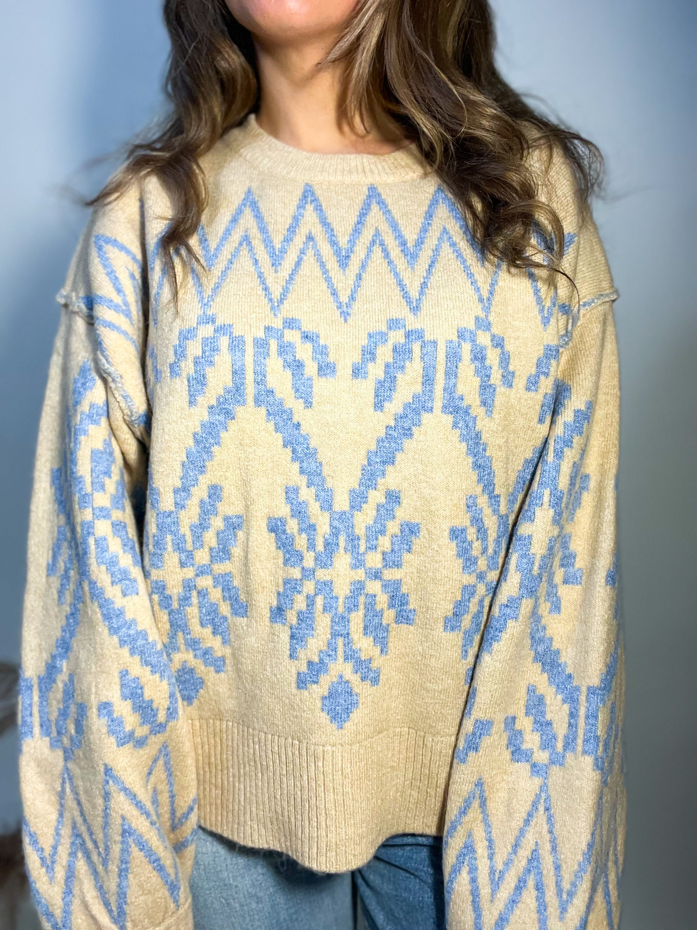 Cream Alpine Cozy Sweater