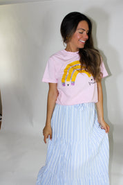 Pencil Rainbow Teacher Tee