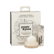 Poppy and Pout Lip Balm and Sugar Scrub Combo In Marshmallow Creme