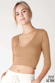 Like Butter Ribbed Crop Top