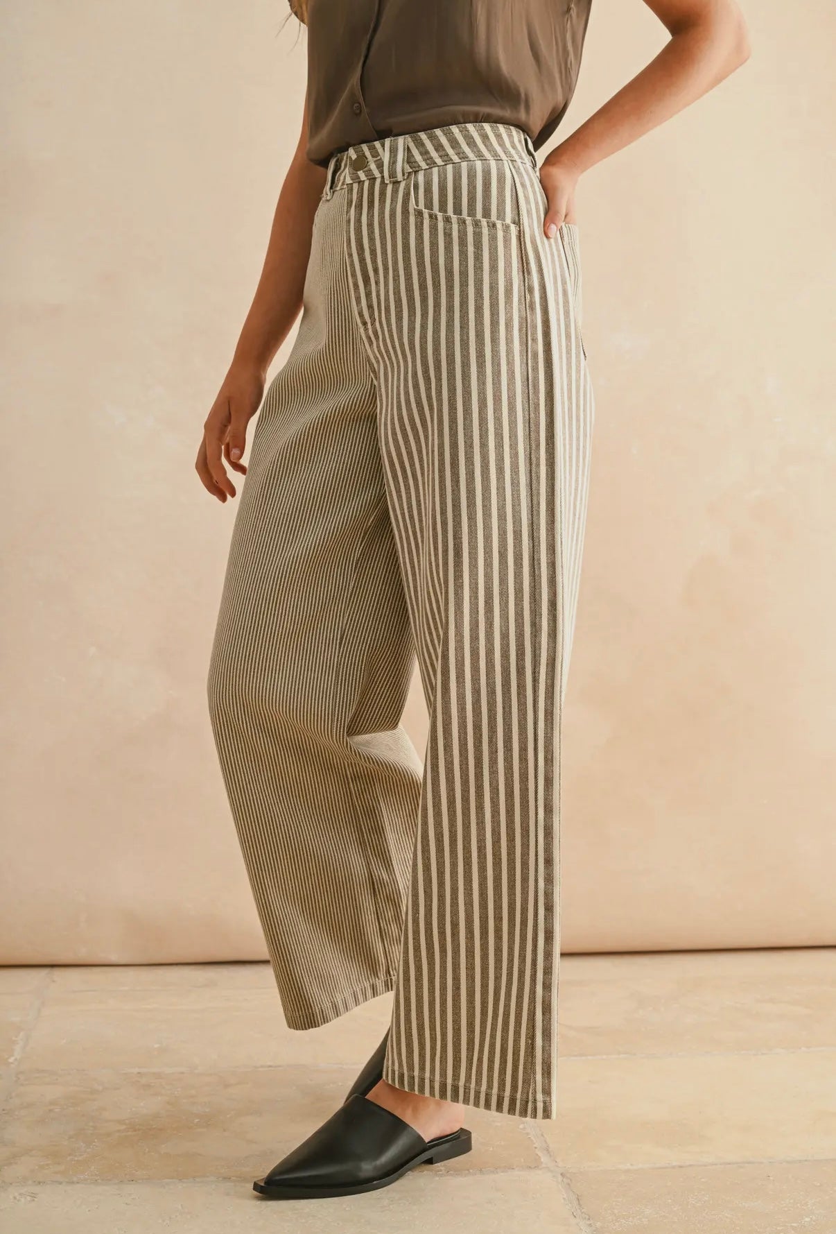 Melrose Striped Pants