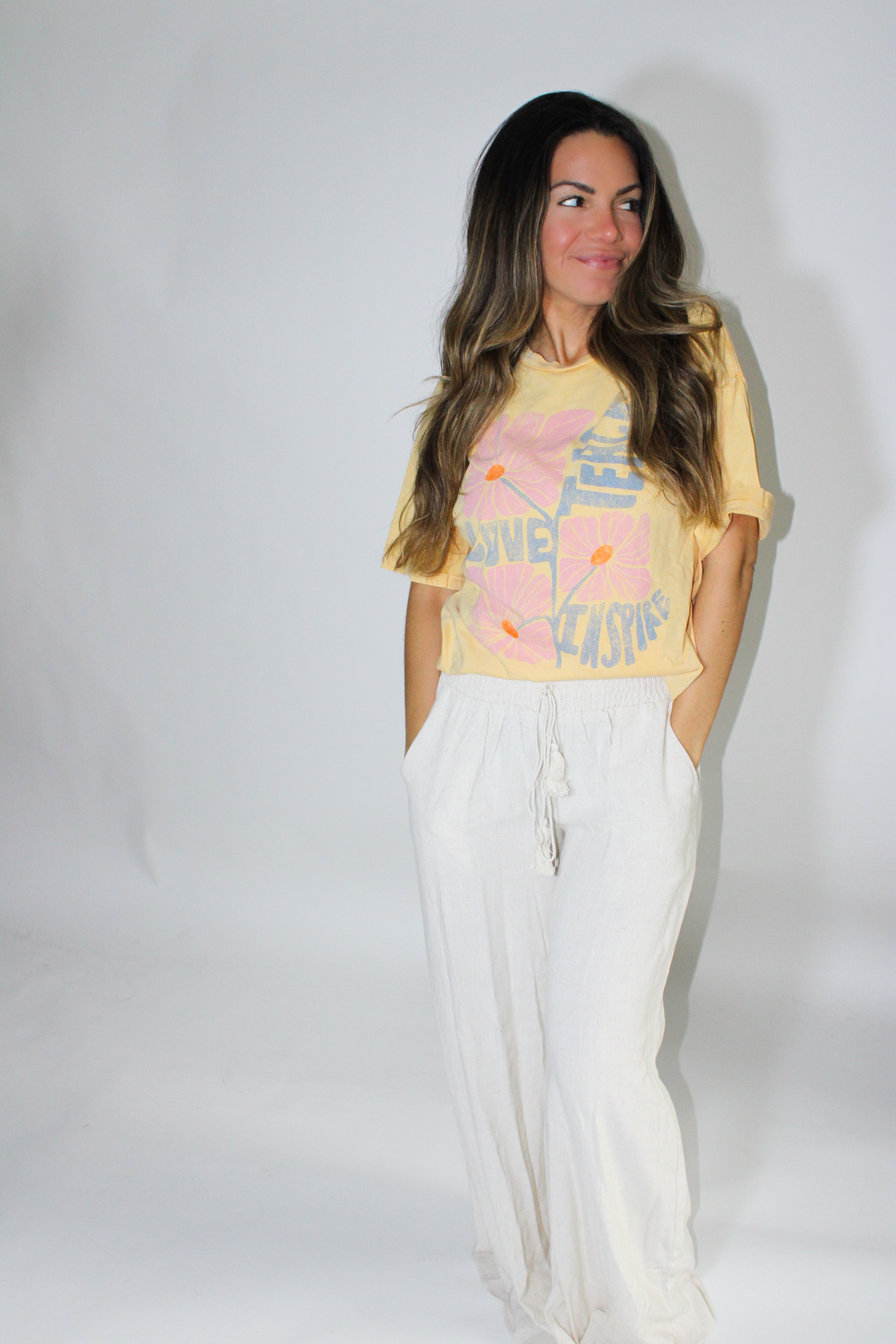 Love Teach Inspire Floral Tee