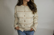 Bella Taupe Button Cardigan