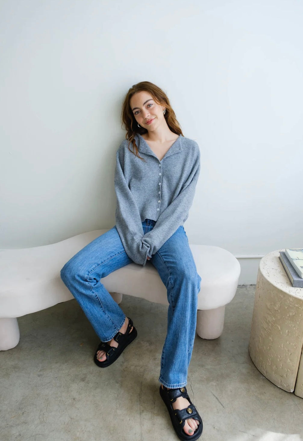 Piper Heather Gray Cardigan
