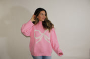 Blush Pink Ribbon Sweater