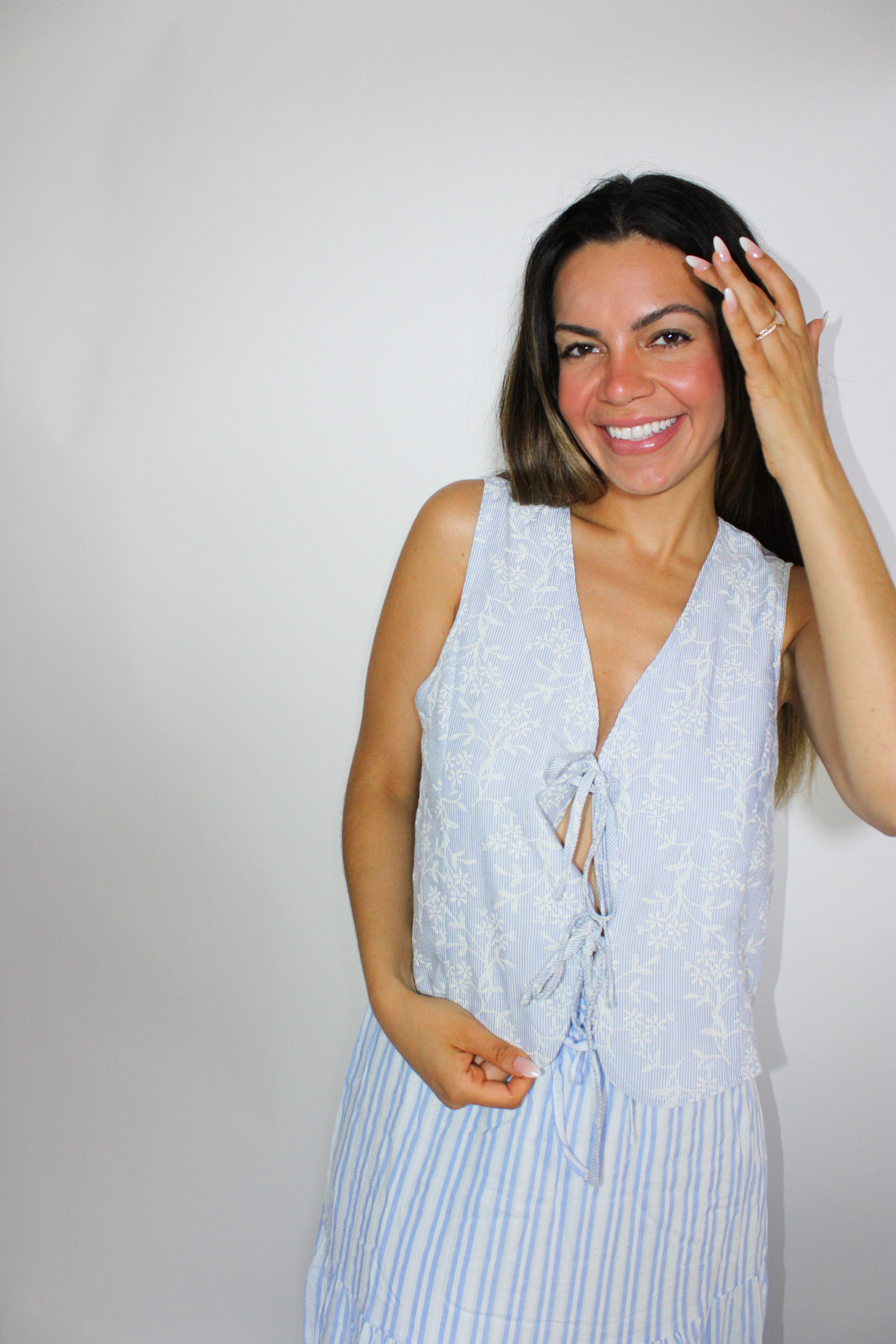 Willow Tie-Front Blouse