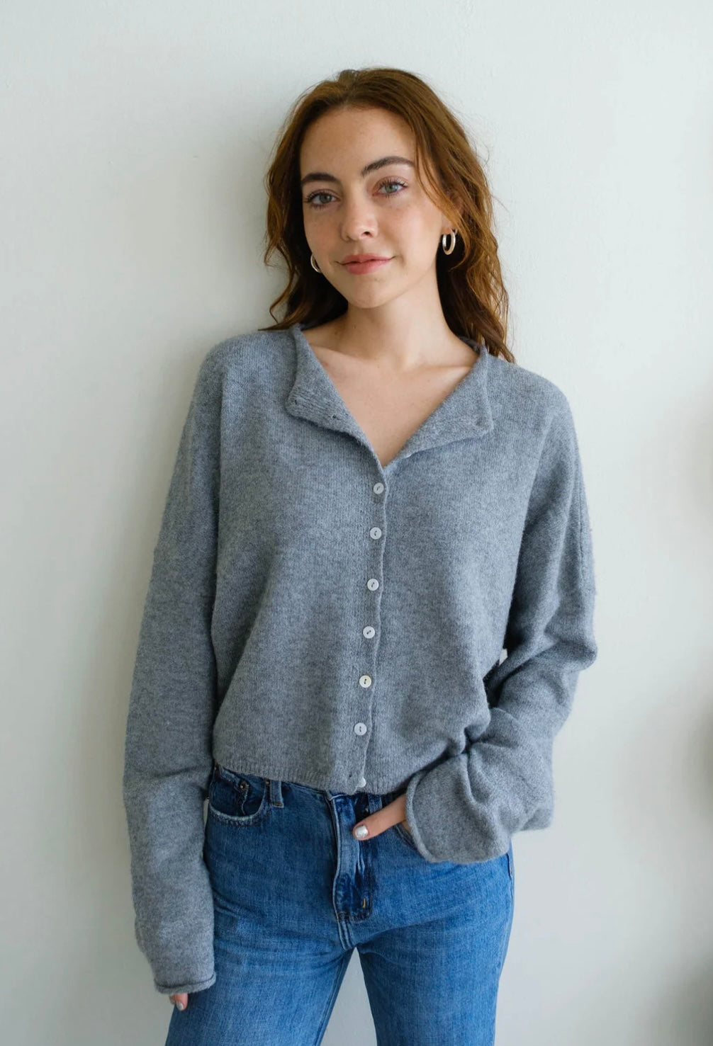 Piper Heather Gray Cardigan