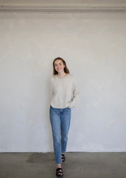 Piper Taupe Striped Cardigan