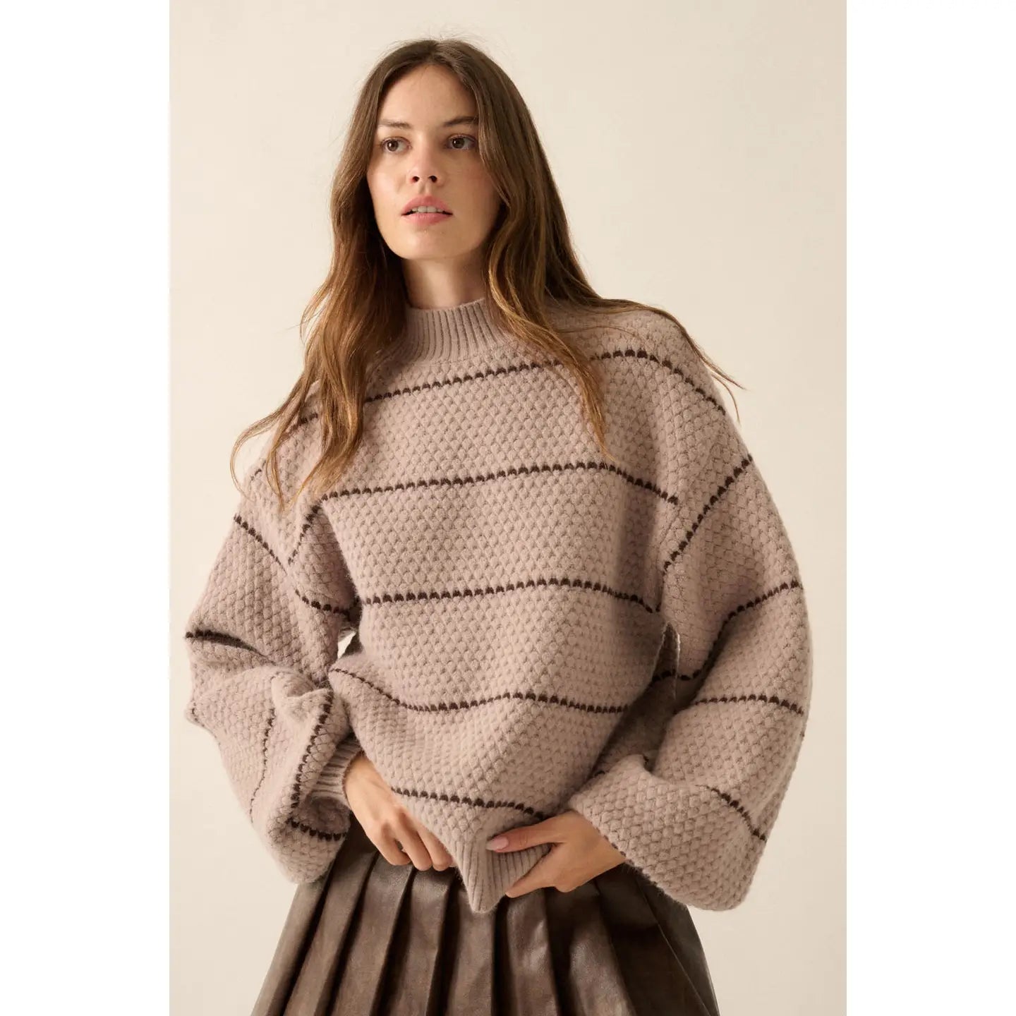 Hot Chocolate Geometric Sweater