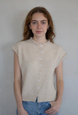 Piper Neutral Vest Cardigan