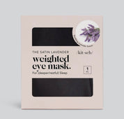 Satin Lavender Weighted Sleep Mask