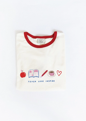 Teach Love Inspire Ringer Tee