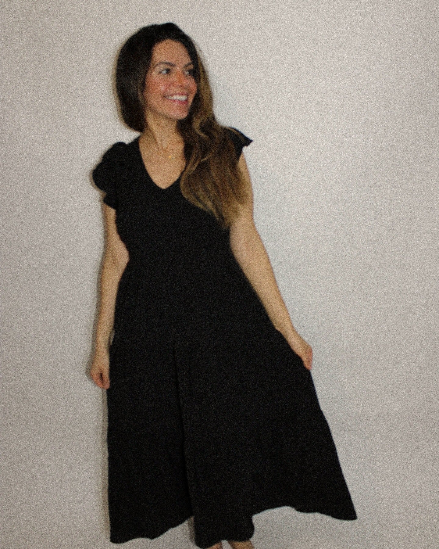 Bella Black Maxi Dress