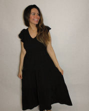 Bella Black Maxi Dress