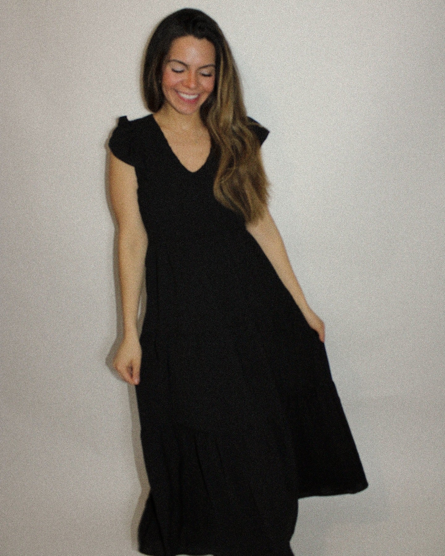 Bella Black Maxi Dress