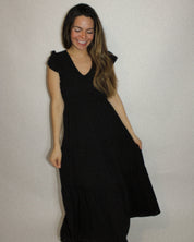 Bella Black Maxi Dress